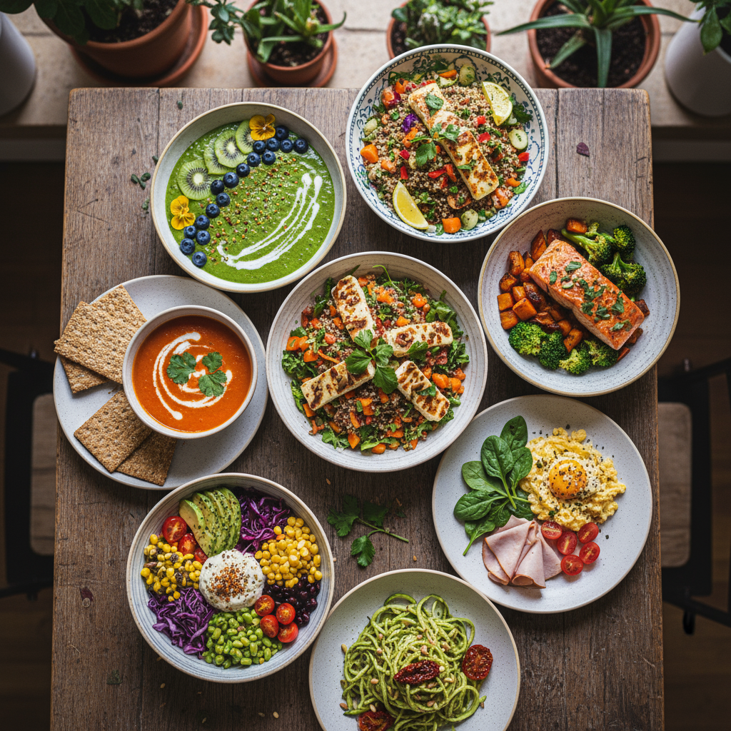 more appealing, colorful, and visually inspiring healthy meals supporting various dietary needs